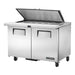 True TSSU-48-18M-B-HC - 18 x 1/6 Pan Mega Top Salad Prep Fridge, 2 Door 1229mm