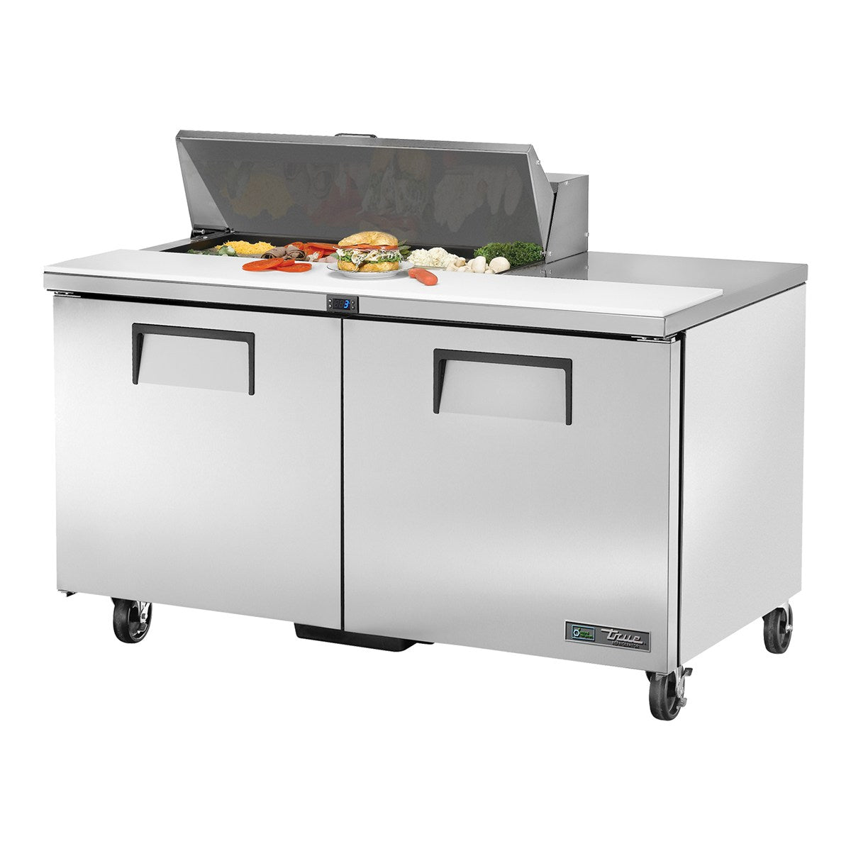 True TSSU-60-10-HC - 10 x 1/6 Pan Salad Prep Fridge, 2 Door 1534mm