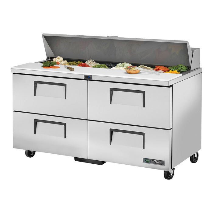 True TSSU-60-16D-4-HC - 16 x 1/6 Pan Salad Prep Fridge, 4 Drawer 1534mm