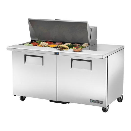 True TSSU-60-18M-B-HC - 18 x 1/6 Pan Mega Top Salad Prep Fridge, 2 Door 1534mm