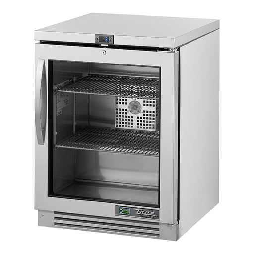 True TUC-24G-HC - 1 Glass Door Undercounter Fridge 610mm 94L
