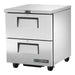 True TUC-27D-2-HC - 2 Drawer Undercounter Fridge 702mm 39L