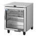 True TUC-27G-HC - 1 Glass Door Undercounter Fridge 702mm 143L