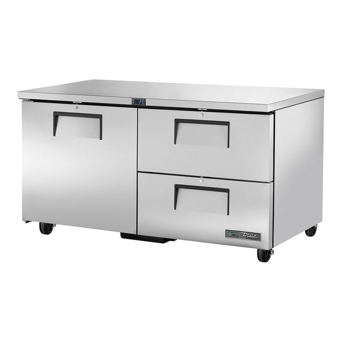 True TUC-60D-2-HC - 2 Drawer + 1 Door Undercounter Fridge 1534mm 226L
