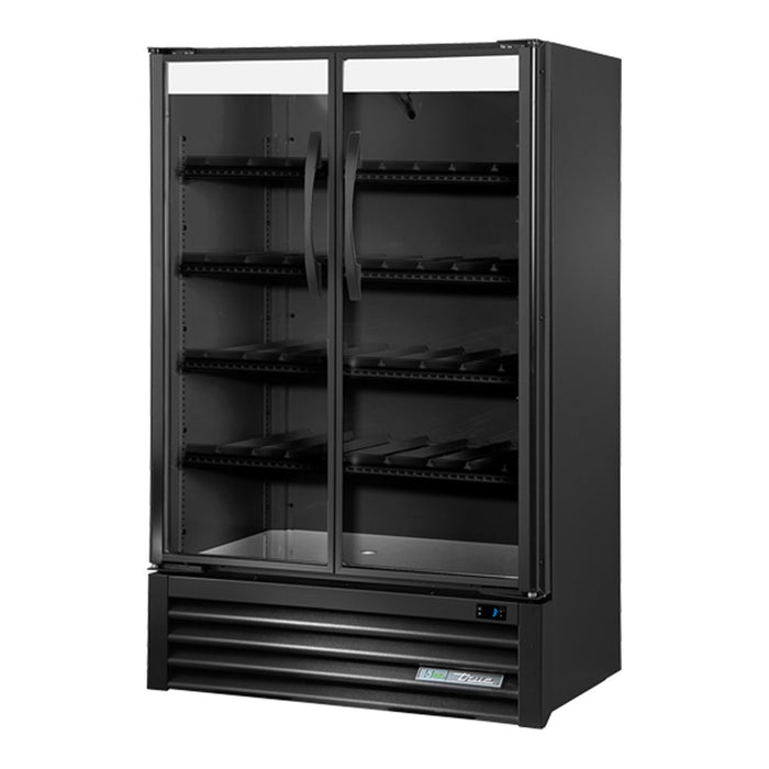 True TVM-36SL-HC - 2 Glass Door Visual Merchandiser Display Fridge, Reduced Height 914mm 281L