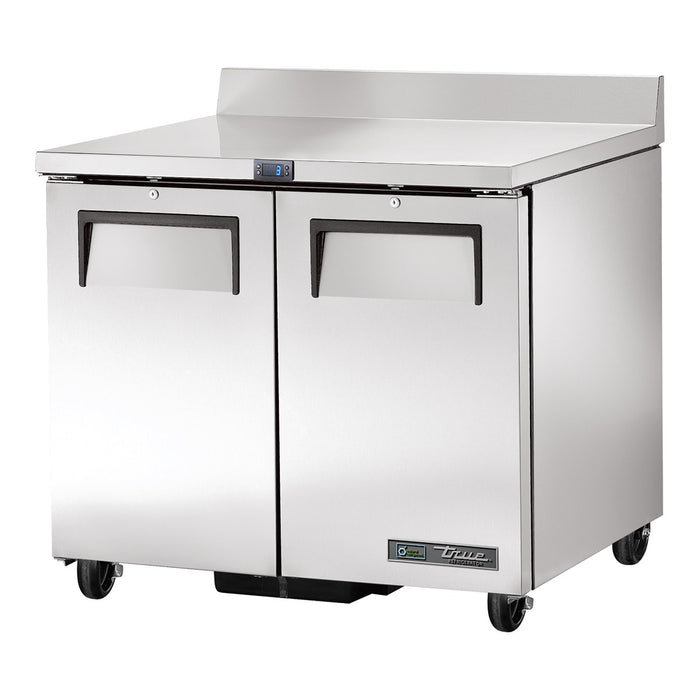 True TWT-36-HC - 2 Door Worktop Fridge 924mm 200L