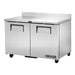 True TWT-48-HC - 2 Door Worktop Fridge 1229mm 262L