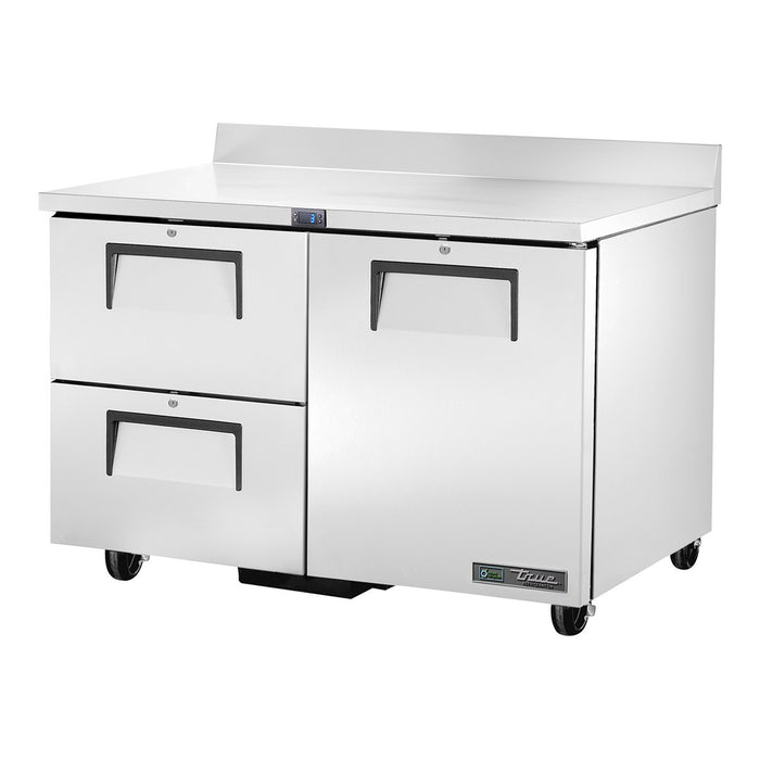 True TWT-48D-2-HC - 2 Drawer + 1 Door Worktop Fridge 1229mm 166L