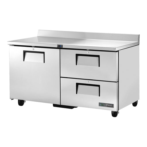 True TWT-60D-2-HC - 2 Drawer + 1 Door Worktop Fridge 1534mm 226L