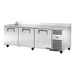True TWT-93-HC - 3 Door Deep Worktop Fridge 2369mm 760L