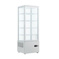 FED Thermaster TCBD108L - Four-Sided Countertop Display Fridge White 108L