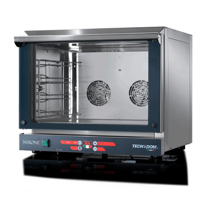 Tecnodom TDE-4CGND - Nerone EKO Digital 4 Tray GN 1/1 Convection Oven, 15A