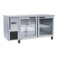 FED Thermaster TL1500TNG - Double Glass Door Bench Fridge 1500 x 700mm