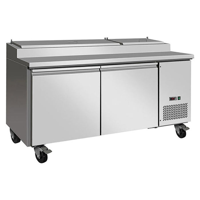 FED Thermaster TPB1800 - Double Door Pizza Prep Fridge 1798mm