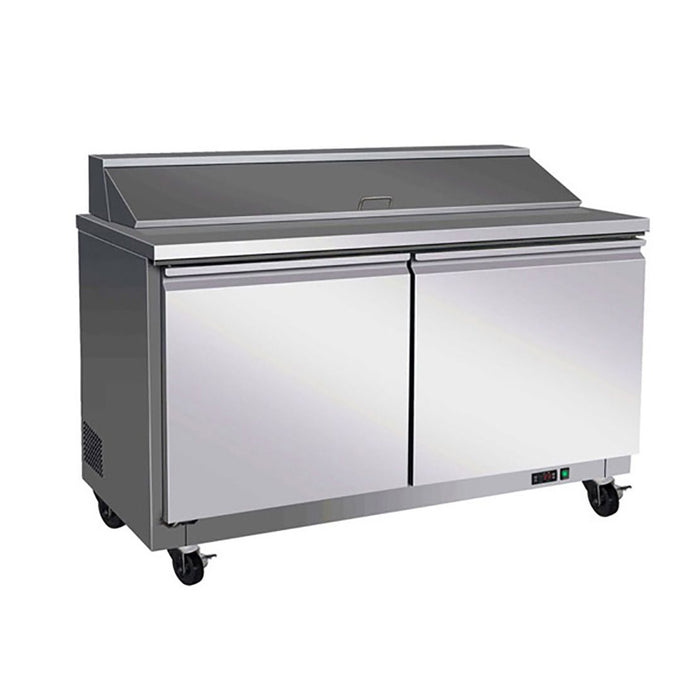 FED Thermaster TSB1555 - Double Door Pizza Prep Fridge 1555mm