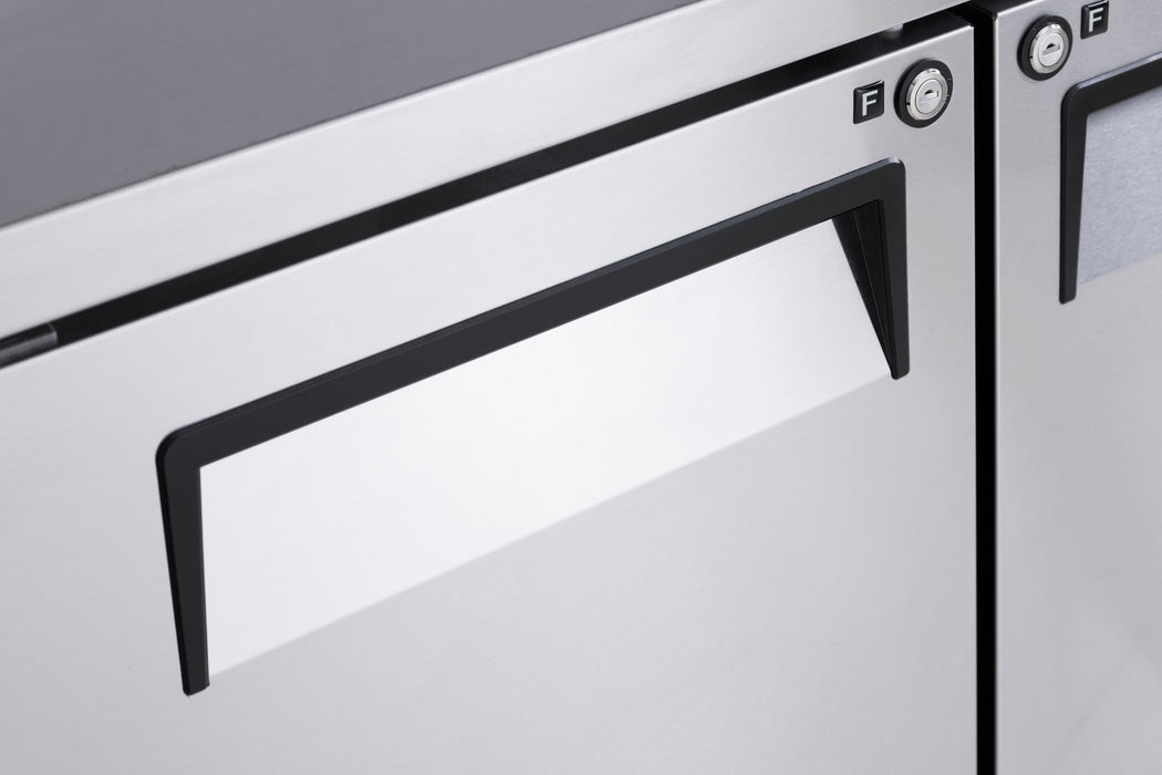Turbo Air KUF9-2D-2-N - 2 Drawer Underbench Freezer 900mm 198L