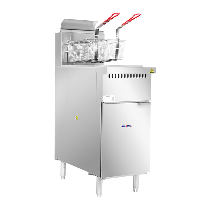 Gasmax VP122 - V-Pan 22L Gas Deep Fryer