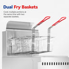 Gasmax VP122 - V-Pan 22L Gas Deep Fryer - image 6
