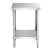 Modular Systems WB6-0600/A - Premium Stainless Steel Workbench with Undershelf 600 x 600mm