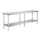 Modular Systems WB7-2400/A - Premium Stainless Steel Workbench with Undershelf 2400 x 700mm