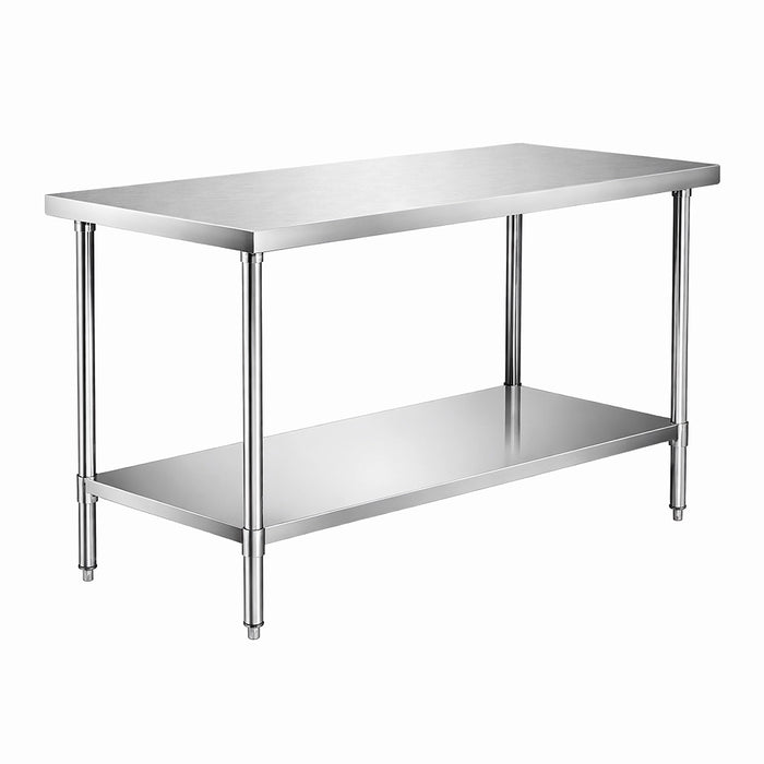 Modular Systems WB7-1500/A - Premium Stainless Steel Workbench with Undershelf 1500 x 700mm