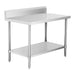 Modular Systems WBB7-0800/A - Premium Stainless Steel Workbench with Splashback 800 x 700mm