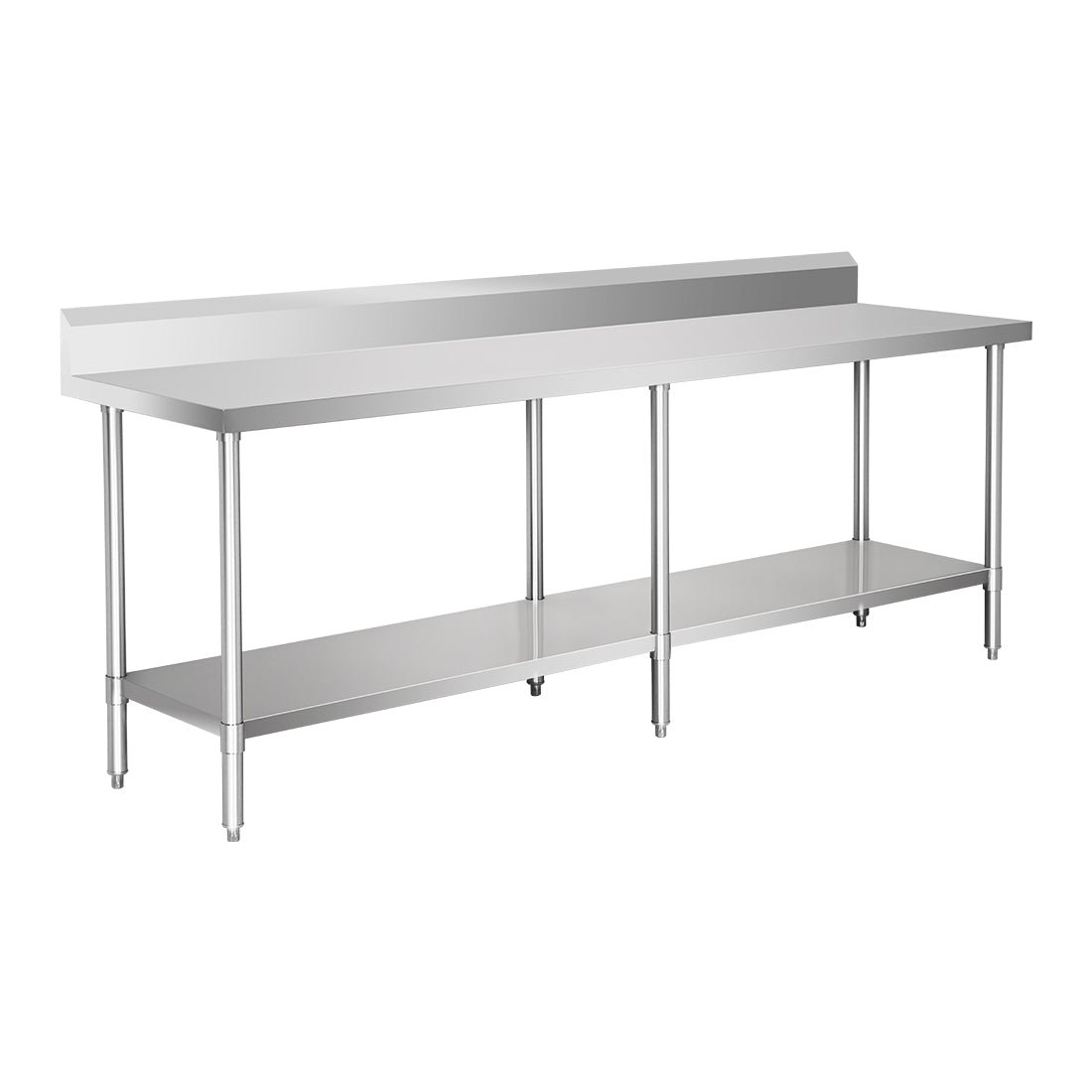 Modular Systems WBB7-2100/A - Premium Stainless Steel Workbench with Splashback 2100 x 700mm