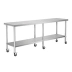 Modular Systems WBM7-2100/A - Premium Stainless Steel Mobile Workbench 2100 x 700mm