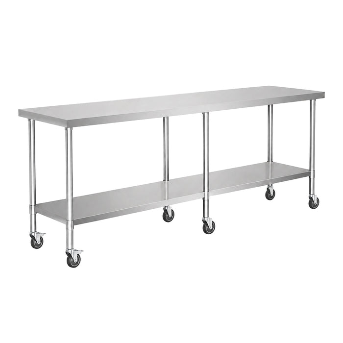 Modular Systems WBM7-2100/A - Premium Stainless Steel Mobile Workbench 2100 x 700mm
