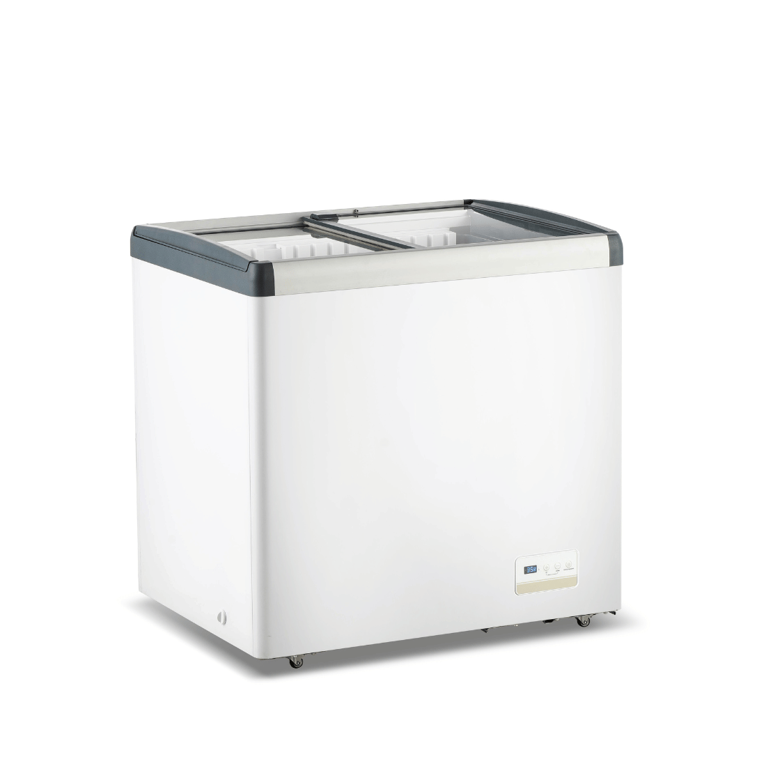 FED Thermaster WD256G - Glass Sliding Lid Chest Freezer 256L