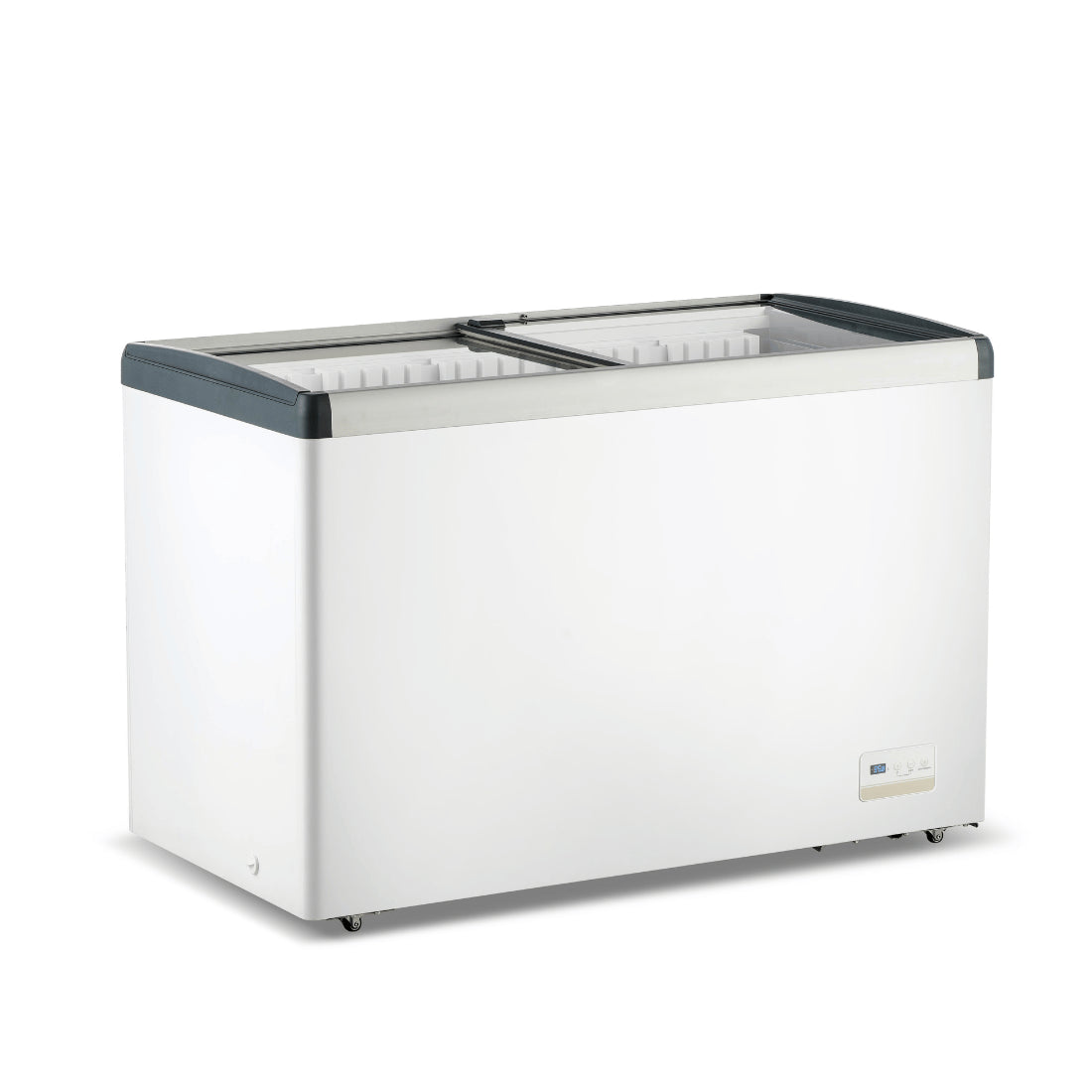 FED Thermaster WD396G - Glass Sliding Lid Chest Freezer 396L