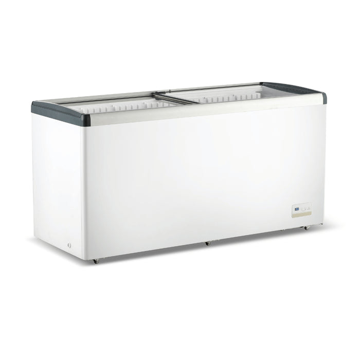 FED Thermaster WD516G - Glass Sliding Lid Chest Freezer 516L