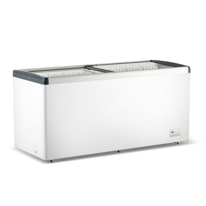 FED Thermaster WD586G - Glass Sliding Lid Chest Freezer 586L