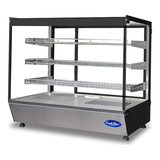 Atosa WHF150L - Countertop Square Glass Hot Food Display 700mm 150L