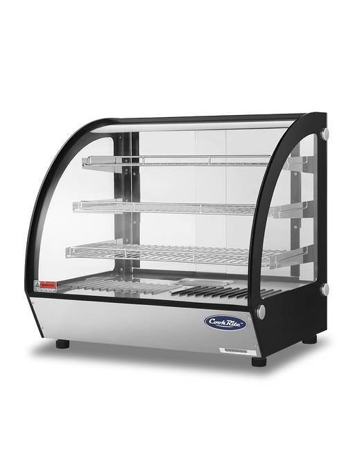 Atosa WHY125L - Countertop Curved Glass Hot Food Display 700mm 125L