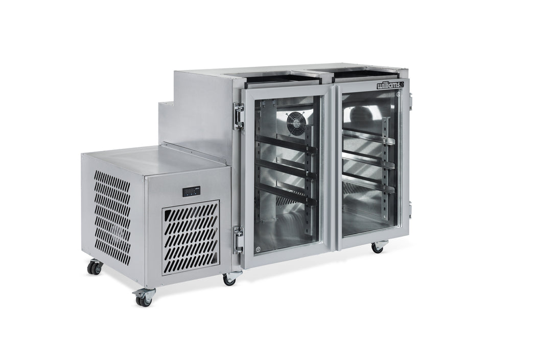Williams Glass Chiller Slimline FGC2 - 2 Door Slimline Glass Chiller 1345mm