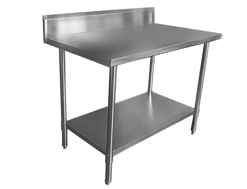 Simco WTS618B - Stainless Steel Work Bench with Splashback 1800 x 600mm - image 2