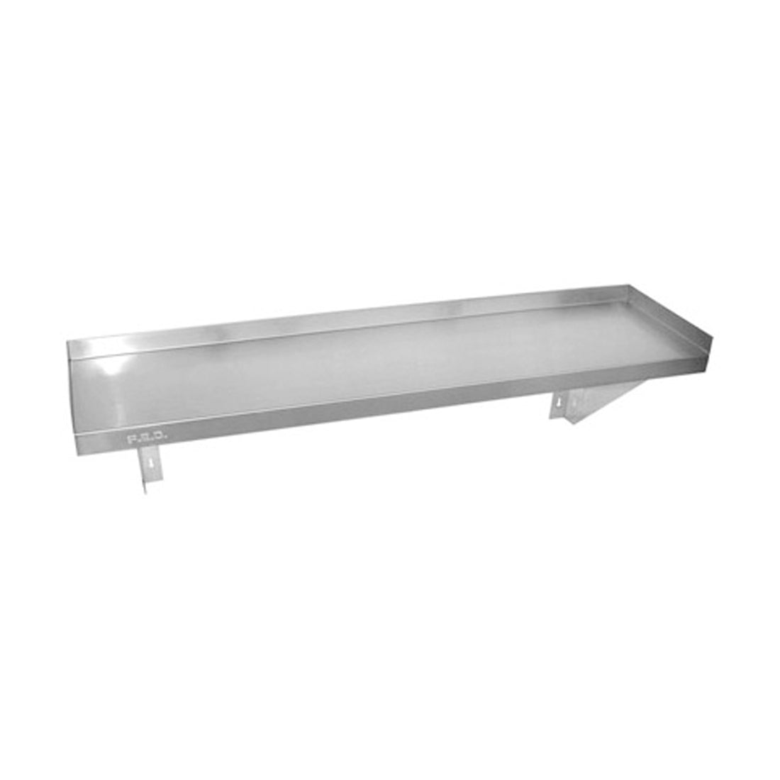 Modular Systems 1800-WS1 - Stainless Steel Solid Wall Shelf 1800 x 300mm