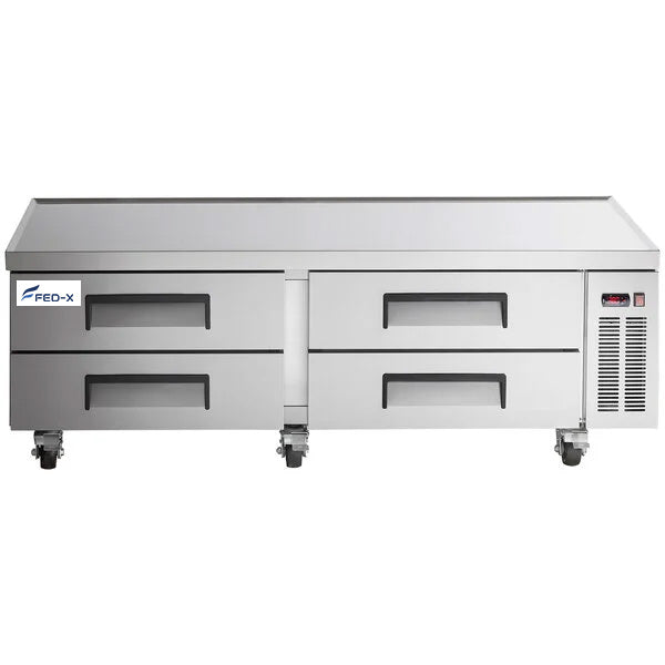 FED-X XCB-72 - Four Drawer Refrigerated Chef Base 1838mm 450L