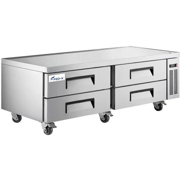 FED-X XCB-72 - Four Drawer Refrigerated Chef Base 1838mm 450L - image 2