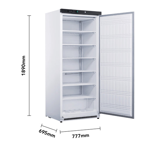 FED-X XF600SS - Single Solid Door Static Upright Freezer 777mm 580L - image 2