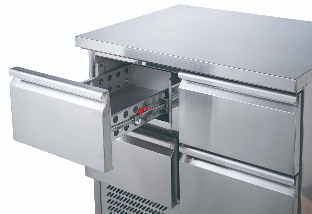 FED-X XGNS1300-6D - Six Drawer Compact Workbench Fridge 1368mm 368L - image 5