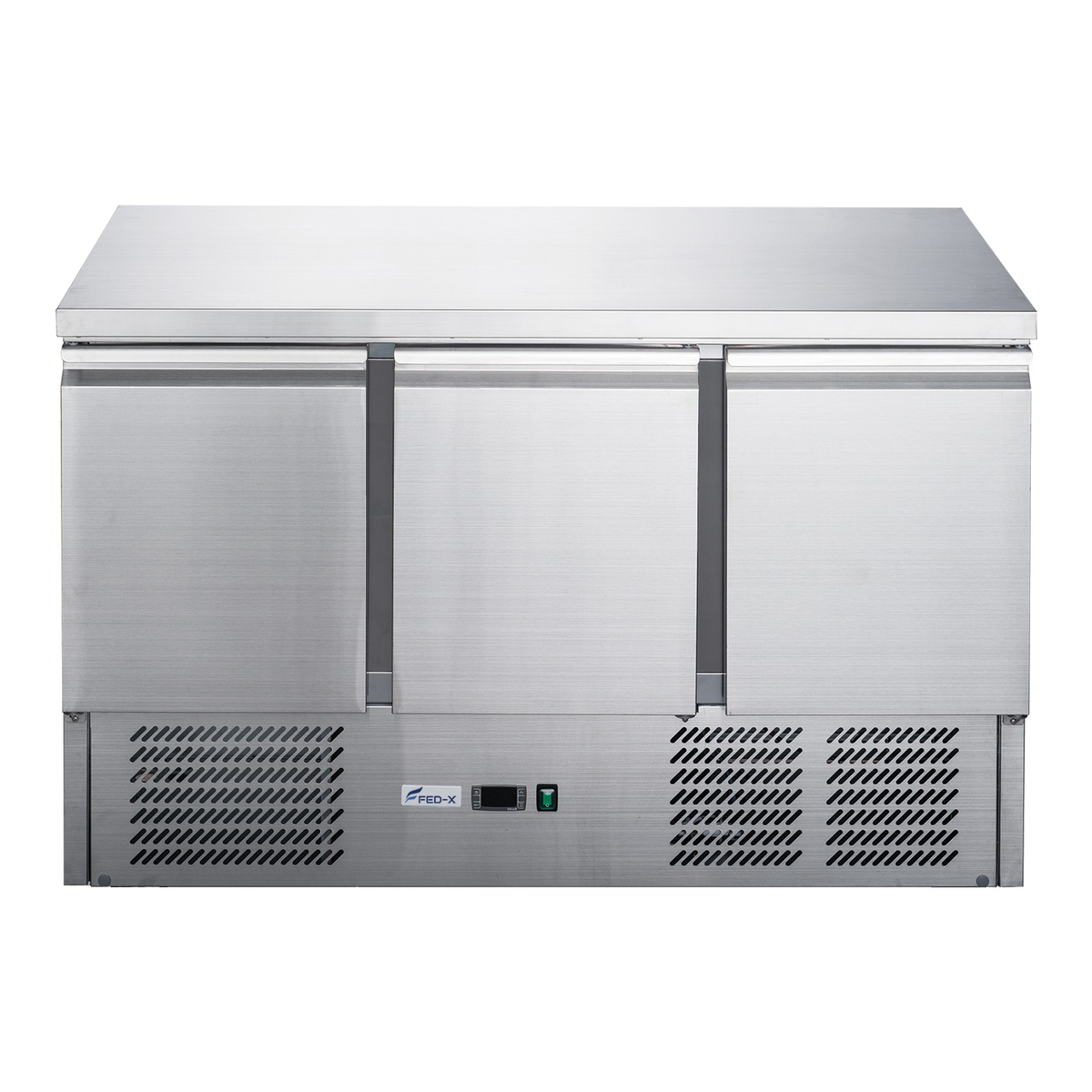 FED-X XGNS1300B - Three Door Compact Workbench Fridge 1365mm 368L