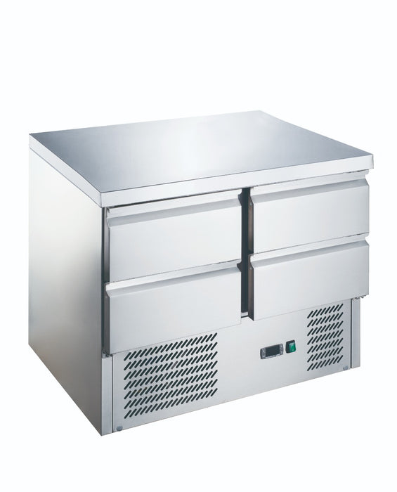 FED-X XGNS900-4D - Four Drawer Compact Workbench Fridge 903mm 220L - image 6