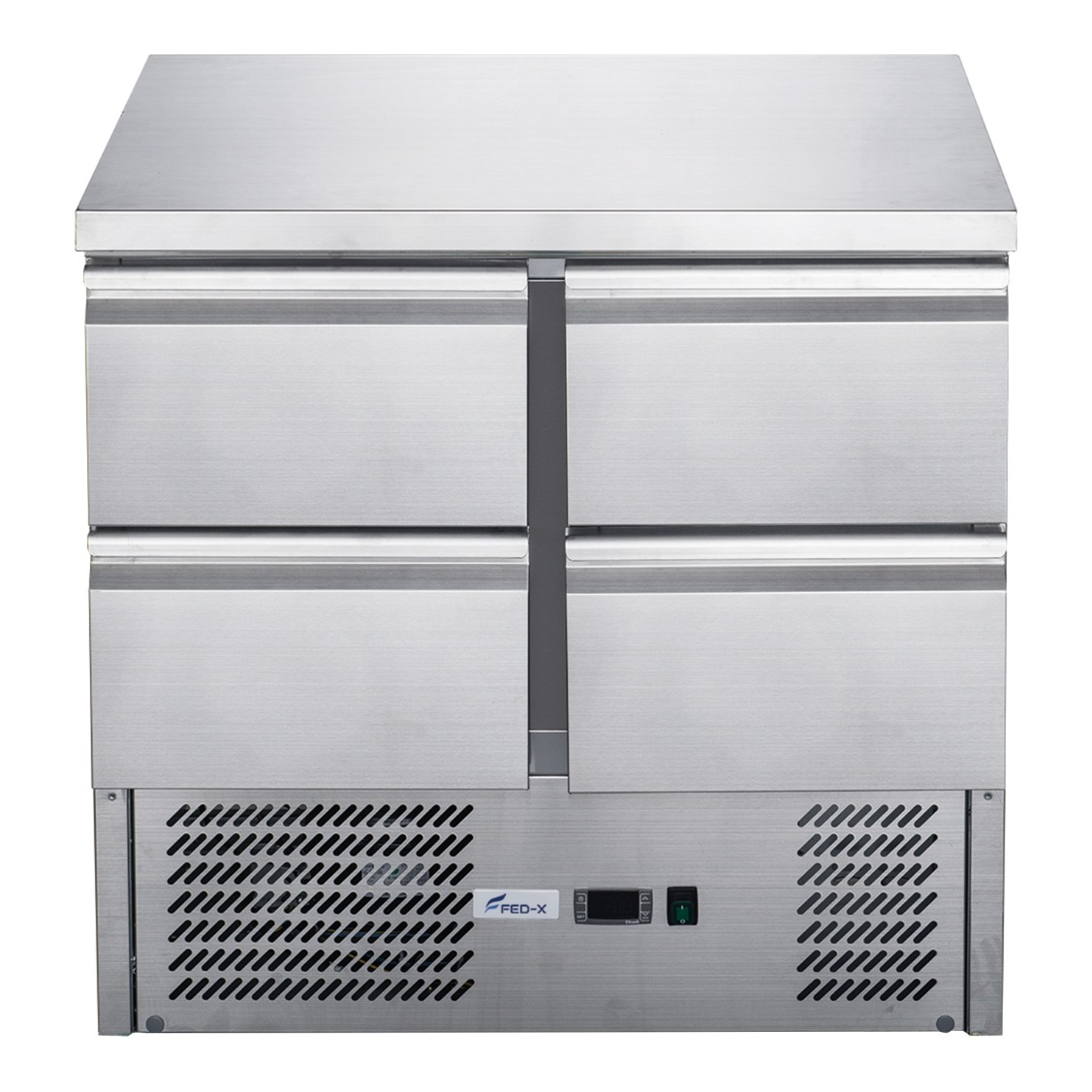 FED-X XGNS900-4D - Four Drawer Compact Workbench Fridge 903mm 220L