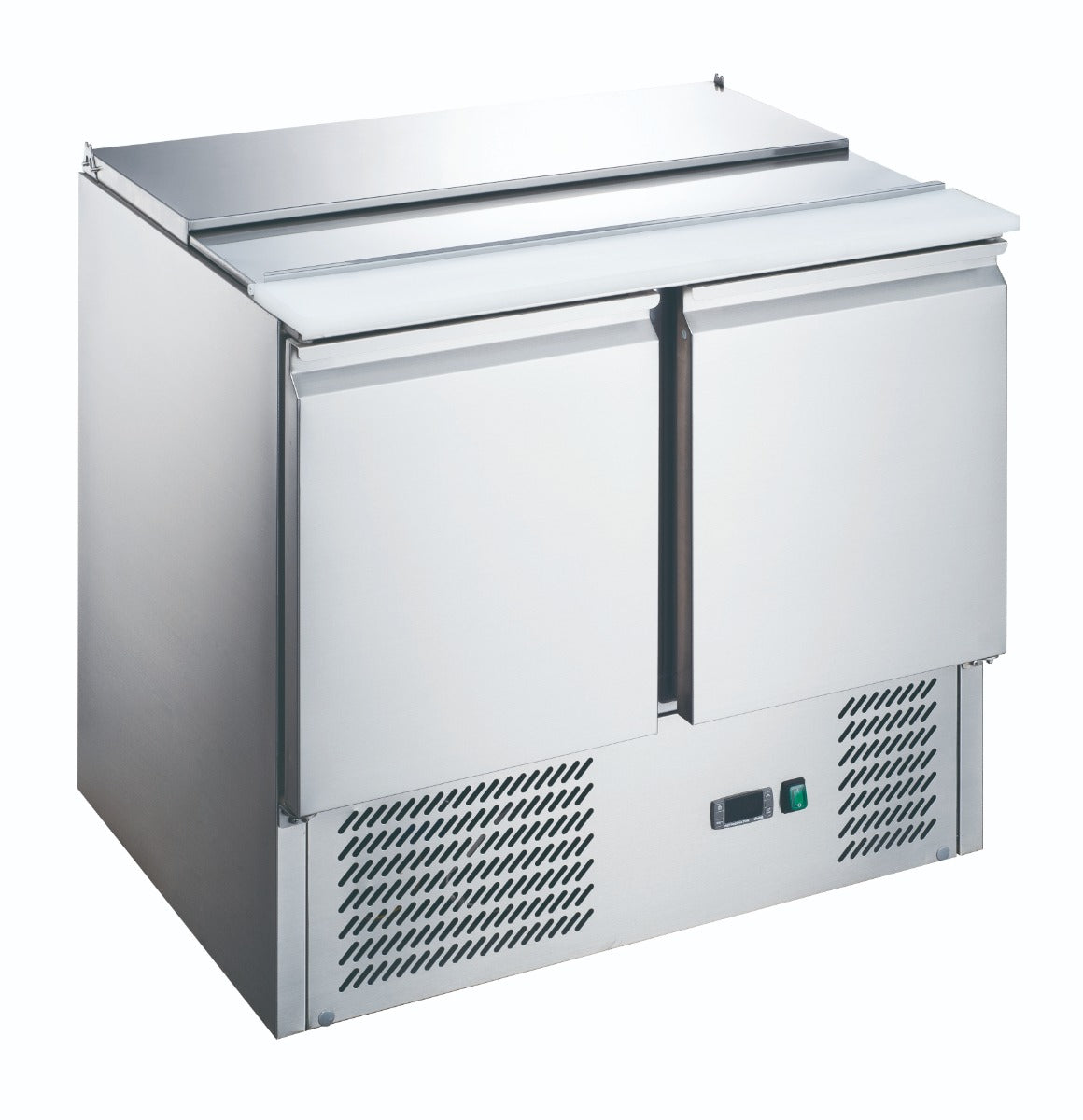 FED-X XGNS900S - Two Door Salad Prep Fridge with Cutting Board 903mm - image 2