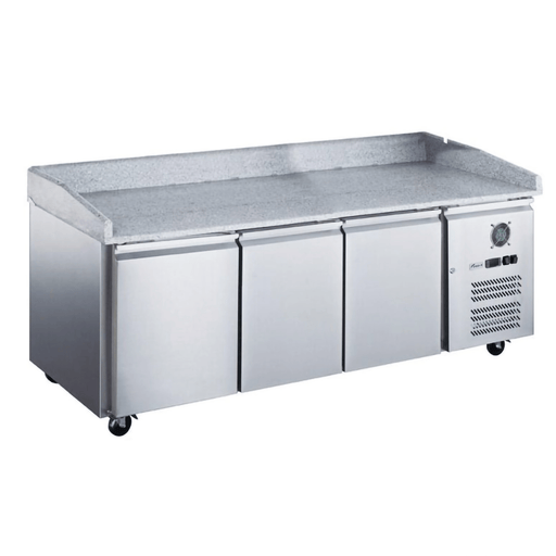 FED-X XPZ3600TN - Three Door Refrigerated Prep Counter on Castors 2020 x 800mm