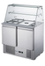 FED-X XS900GC - Two Door Salad Bench Fridge with Glass Canopy 900mm - image 4