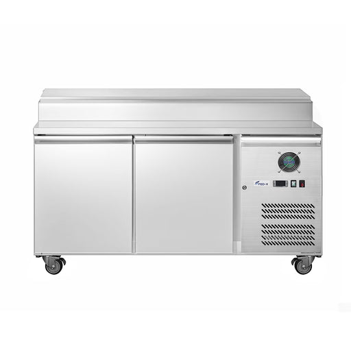 FED-X XSS7C13S2V - Two Door Sandwich Prep Counter 1360 x 700mm 7 x GN 1/3