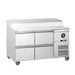 FED-X XSS7C13S2V-4D - Four Drawer Sandwich Prep Counter 1360 x 700mm 7 x GN 1/3 - image 2